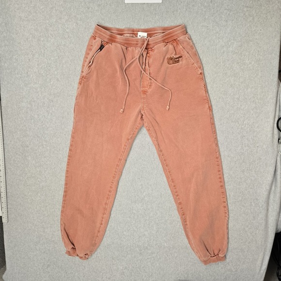 crazy shirts Other - Crazy Shirts Men Activewear Pants M Peach Embroidered Pumpkin Dye Jogger Y2K